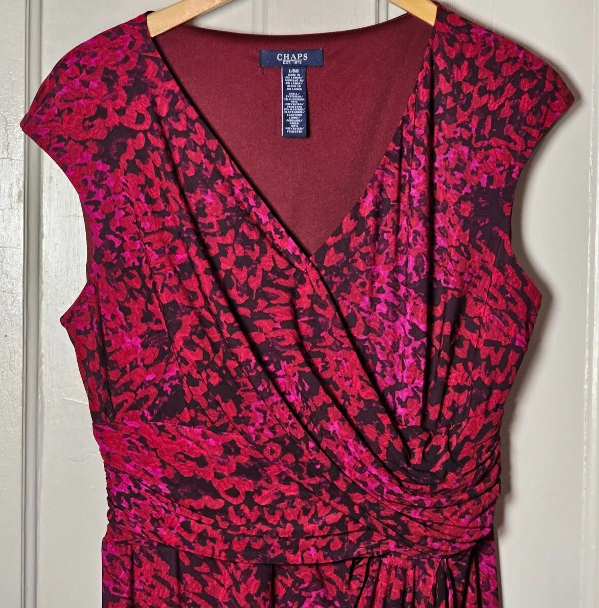 Chaps sleeveless dress cheap