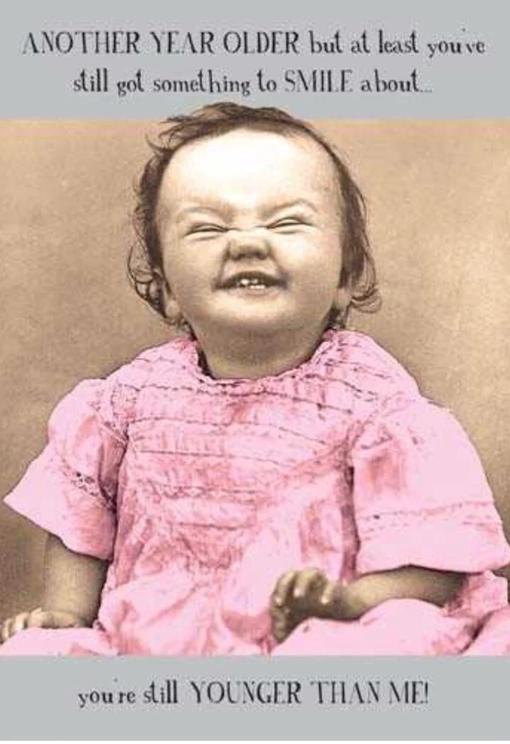 Funny Birthday Card Another Year Older – Ickle Gems Humour Greeting Card