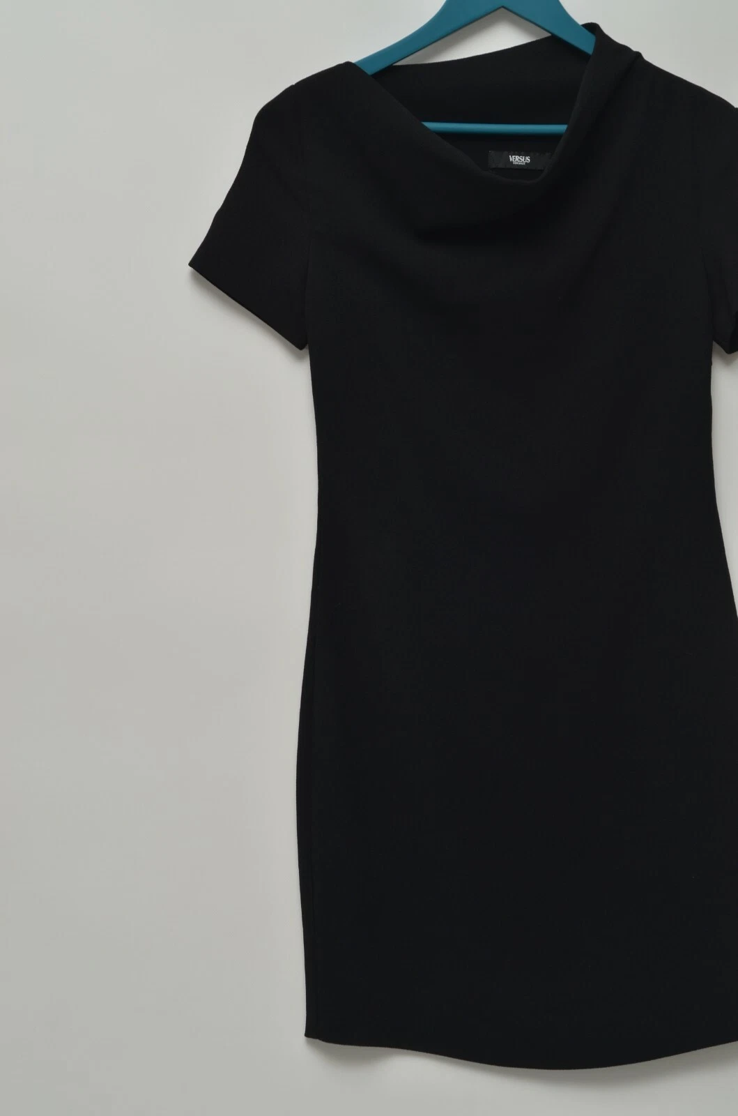 Abito donna nero Versace Versus Luxury taglia 42 Made in Italy