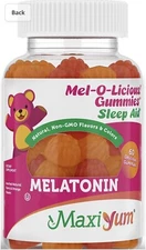 Melatonin Gummies for Kids - 1mg Chewable Melatonin Gummy