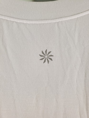 Athleta Shirt Womens XL White Athletic Open Slit Back Modal Blend Workout Gym - Picture 10 of 20