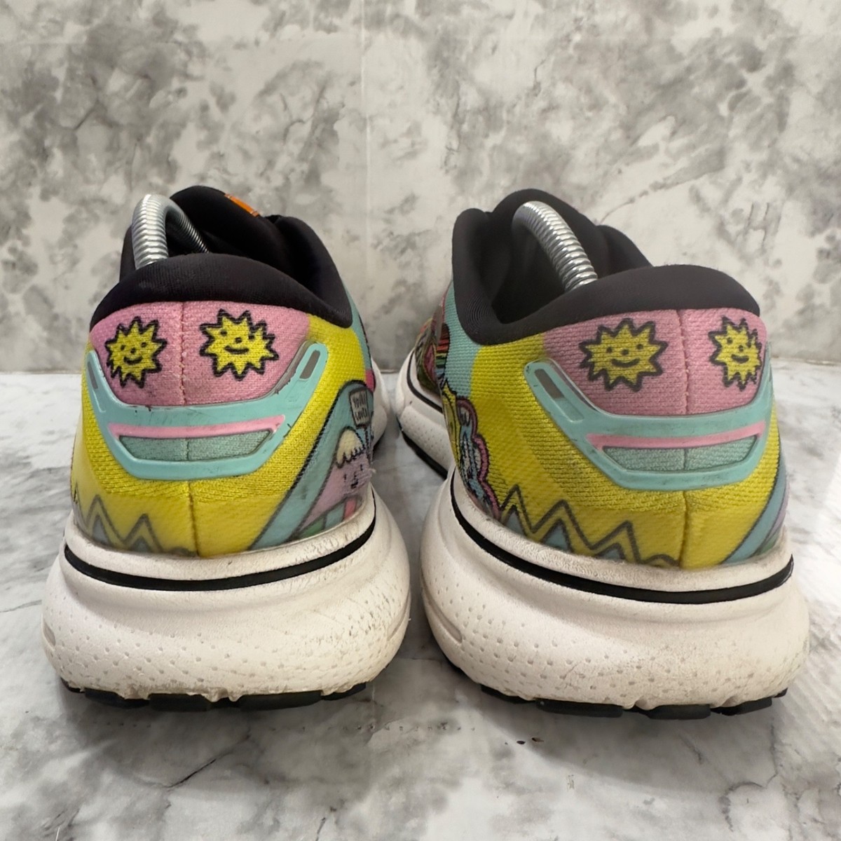 Brooks Ghost 15 Wednesday Holmes Running Shoes Mens 7 Pride Pink White Brooks Women main image 4