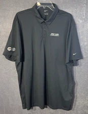 Nike Gatorade SEC Pepsi Co Black Polo Short Sleeve Shirt Size XXL