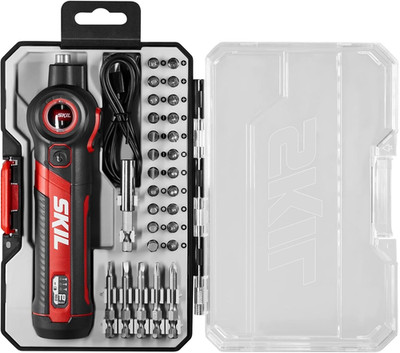 SKIL Twist 2.0 Rechargeable 4V Screwdriver with Pivoting Head, Torque Setting