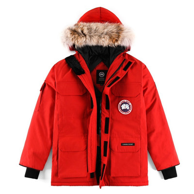 Canada Goose 08 Men's Expedition Parka Red Down Jacket
