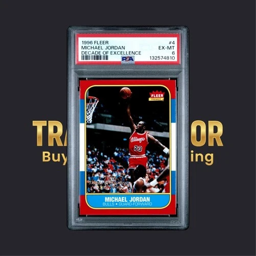1996 Fleer Jordan PSA 4