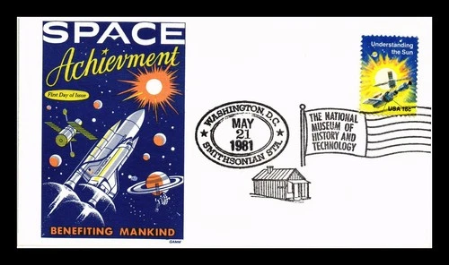 DR JIM STAMPS US COVER UNDERSTANDING SUN SPACE ACHIEVEMENTS FDC GAMM CACHET