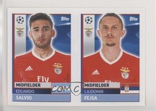 2016-17 Topps UCL Sticker Ljubomir Fejsa Eduardo Salvio Ljudomir #BEN12/13 00e8
