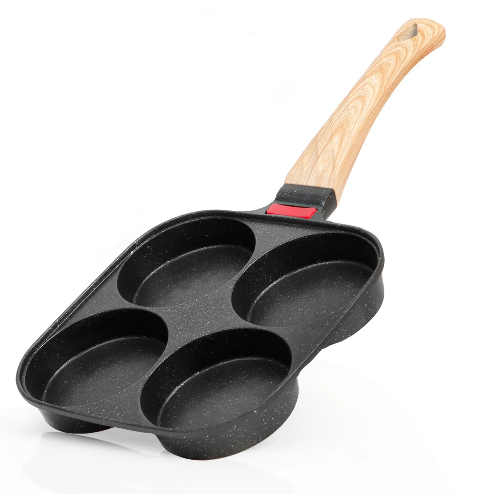 4-Cup Nonstick Egg Frying Pan Omelette Pan Granite Mini Egg Cooker Pancake Pan