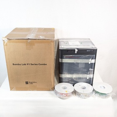 Bambu Lab P1S Combo 3D Printer with AMS and Filament (PF001-U+SA001)