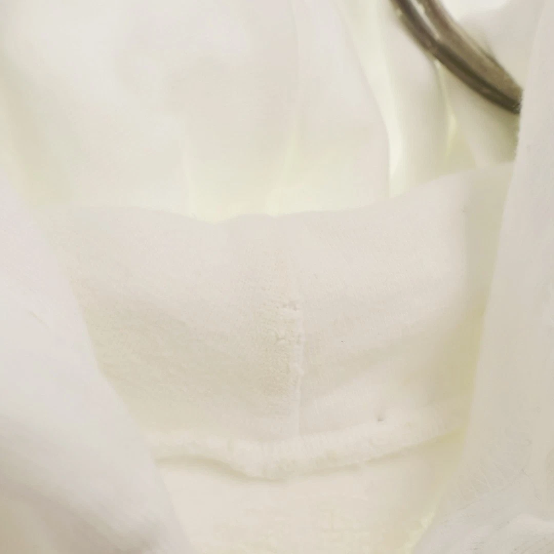 Felpa con cappuccio pullover Chrome Hearts SWTSHRT PLVR manica stampa inglese bianca usata bf82c