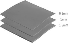 3 Pack Thermal Pads, 100X100Mm, 0.5Mm, 1Mm, 1.5Mm, Highly Efficient Thermal Cond