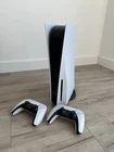 Sony PlayStation 5 825 GB White Disc Console with 2 Controllers