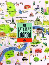 City Map Puzzle London 250 Piece Jigsaw Illustrated Landmarks New Sealed