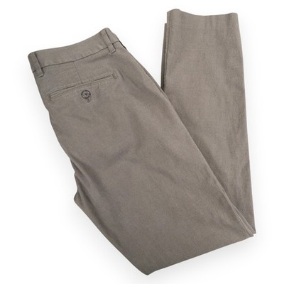 Bonobos Weekday Warrior Tuesday Dress Pants Mens 31x32 Taupe Cotton Stretch Slim