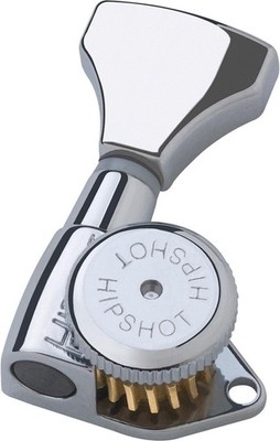 Hipshot 6GLO Grip-Lock Locking Guitar Tuning Machines 3+3 - Universal...