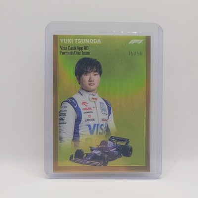 2024 Topps Chrome Formula 1 - F1 Yuki Tsunoda #1954-17 Orange 35/50