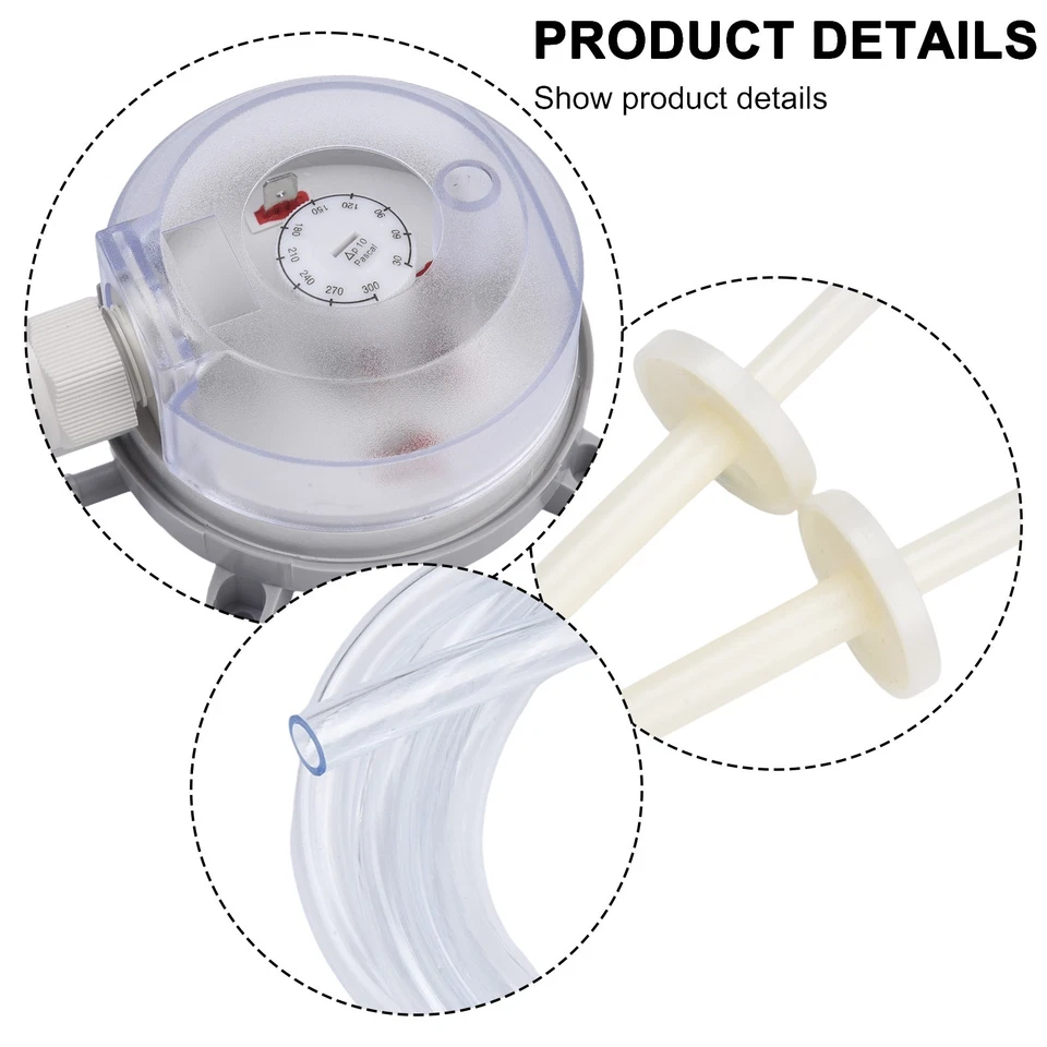 Precise Control 1pc Air Differential Pressure Switch for Airflow Monitoring - Image 4 of 4