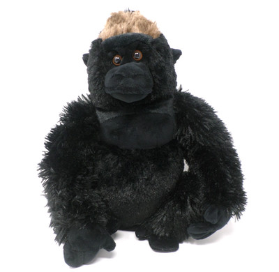 Wild Republic Cuddlekins Silverback Gorilla 12'' Multicolor Brown Eyes