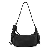 FredsBruder My Forever Schultertasche Leder 37Cm #FSB-250-3880 (Black)