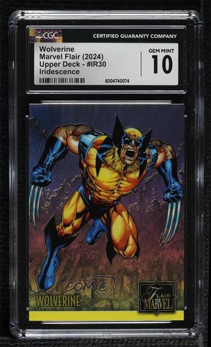 2023 Flair Marvel Iridescence Wolverine #IR30 CGC 10 Gem Mint 0sb0