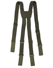 MELOTOUGH Tactical Suspenders Police Suspenders for Duty Belt with Army Green