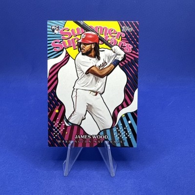 2025 Topps Series 2 James Wood Summertime Superstars Rookie #SS-39 - Nationals