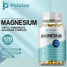 Magnesium - L-Threonate, Bisglycinate, Malate - Brain Health, Memory & Focus
