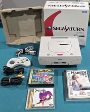 🕹Sega Saturn Region Free & FRAM New battery - Matching serial #s with box! 🕹