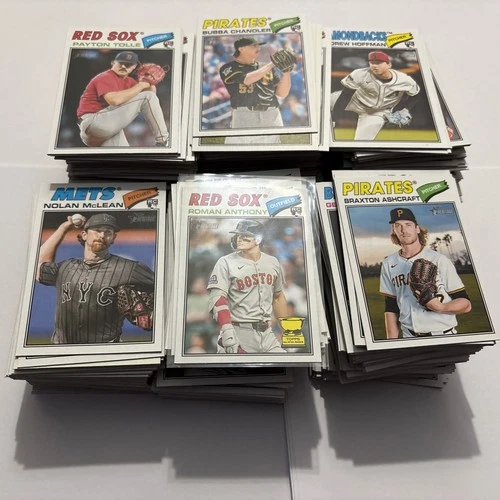 2026 Topps Heritage Lot Of 550+ Base Cards Set Builder w/RCs + Roman Anthony