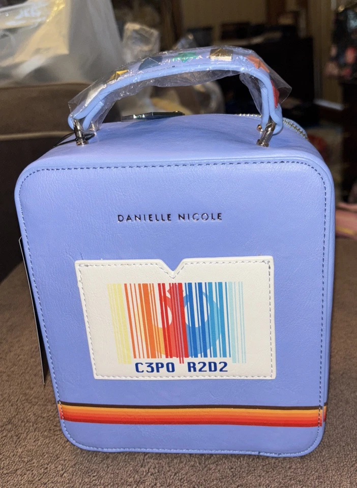 Danielle Nicole Star Wars Droids R2D2 C3PO Crossbody Bag Purse Top Handle NWT - Image 4 of 4