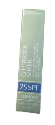 CLINIQUE CITY BLOCK SHEER SPF 25 Tägl. Sonnenschutz parfumfrei 40 ml