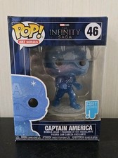 Funko Pop! Avengers Infinity Saga: Capitán América Blue Artist Series