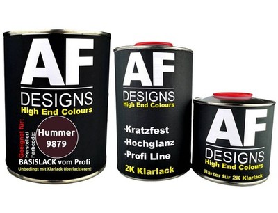 FÜR Hummer 9879 Roxo Rosseti Perol. 2,5L Autolack Set Klarlack Härter