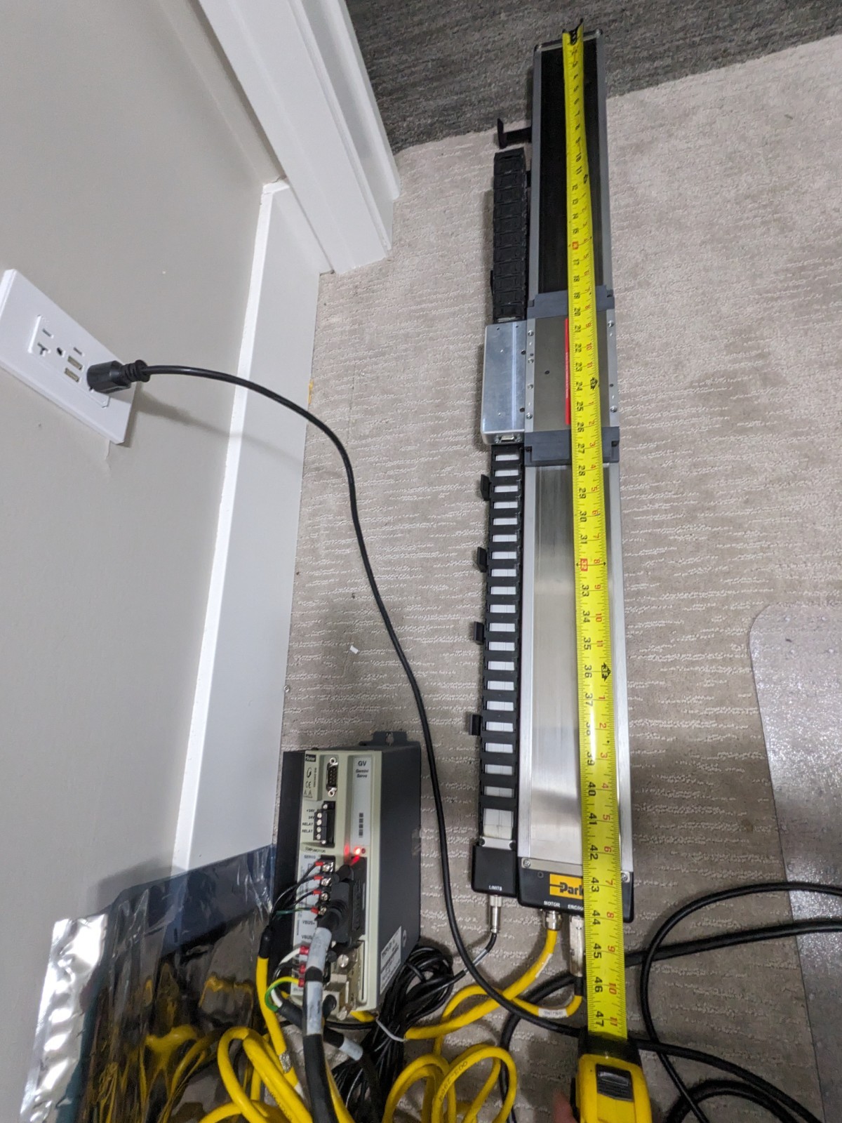 Parker Daedal 404T15LXR 800mm Linear Motor Stage + GV-U6E Drive