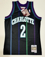 Mitchell & Ness Charlotte Hornets 1992-93 Swingman Jersey Larry Johnson Large