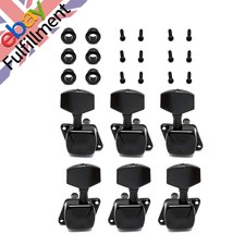 3L3R Half Closed Tuners Machine Heads Fit for Les Paul LP SG ES Guitar Black