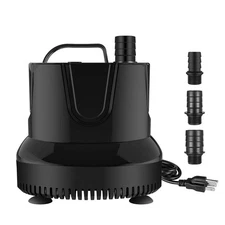 Simple Deluxe 1056GPH Bottom Suction Submersible Water Pump (4000LH, 85W) with 1
