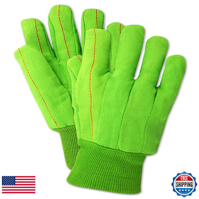 Magid Multimaster Double Palm Canvas Gloves Knit Wrist 48 Pairs Size Mens Jumbo