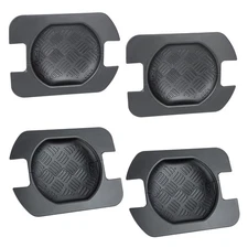 Door handle bowl protection chequer scuff plates for Land Rover Discovery 3/4 