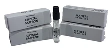 MATIERE PREMIERE CRYSTAL SAFFRON EDP VIAL SPRAY UNISEX 4 X 0.05 Oz SAMPLE 4 Pcs.