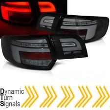 Voll LED Rückleuchten Set Schwarz für Audi A3 8P FL 5Türer Sportback 2009-2012