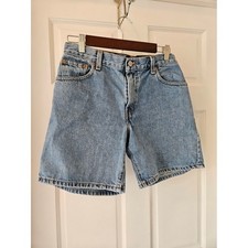 Classic Light Blue Denim Levi Shorts