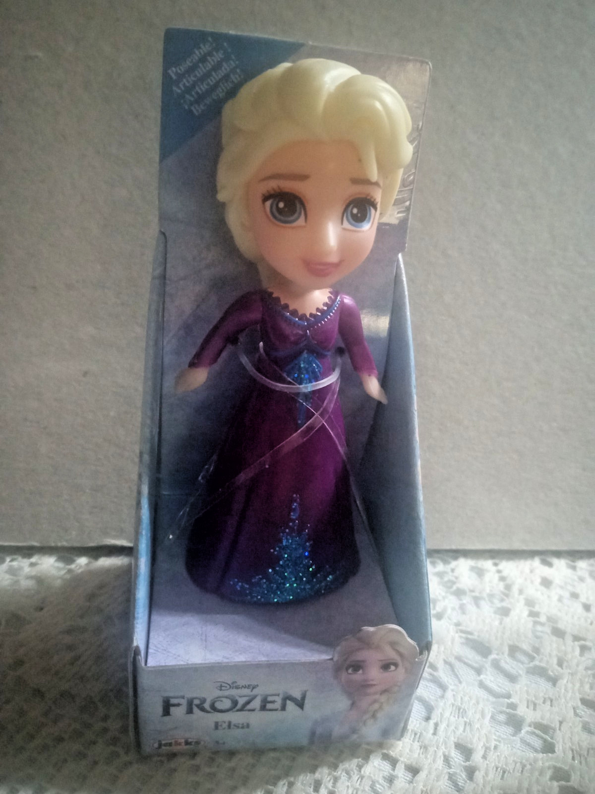 Disney Princess Elsa Mini Toddler Doll Frozen Posable 3&rdquo; Figure 192995211971 New