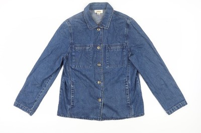 Talbots Damen Jeansjacke blau, Größe S, Kragen klassischer Stil