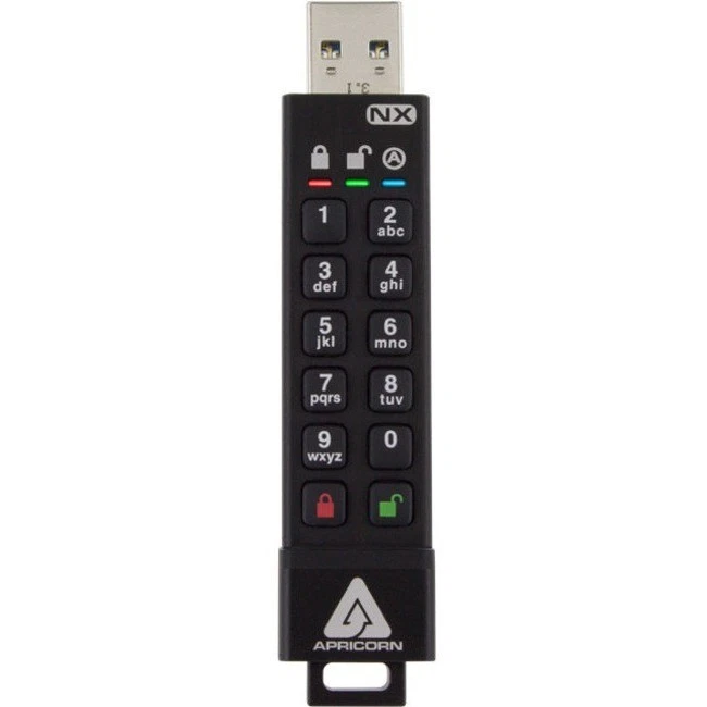 Apricon Aegis Secure Key 3NX: Software-Free 256-Bit AES XTS Encrypted USB 3.1 Fl - Image 3 of 3