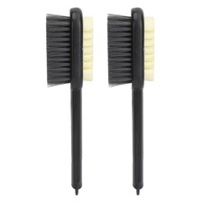 2pcs Double Sided Cleaning Brush Laundry Shoe Brush for Suede Shoes Rubber Boot