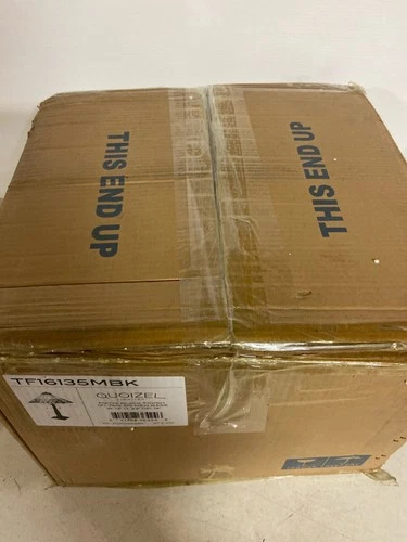 Quoizel TF16135MBK Galahad 2 Light 23" Tall Tiffany Table Lamp - Matte Black - Picture 3 of 3