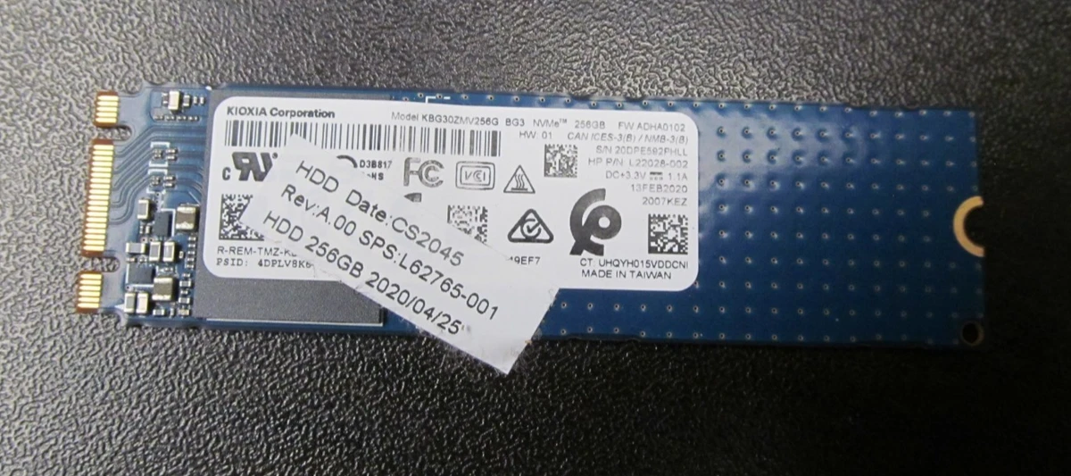 Toshiba M.2 Interface 256 GB Solid State Drives for sale | eBay