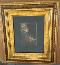 Donovan McLean "Upside Down Kiss” Original Cut Out Art, Framed Artist Signed